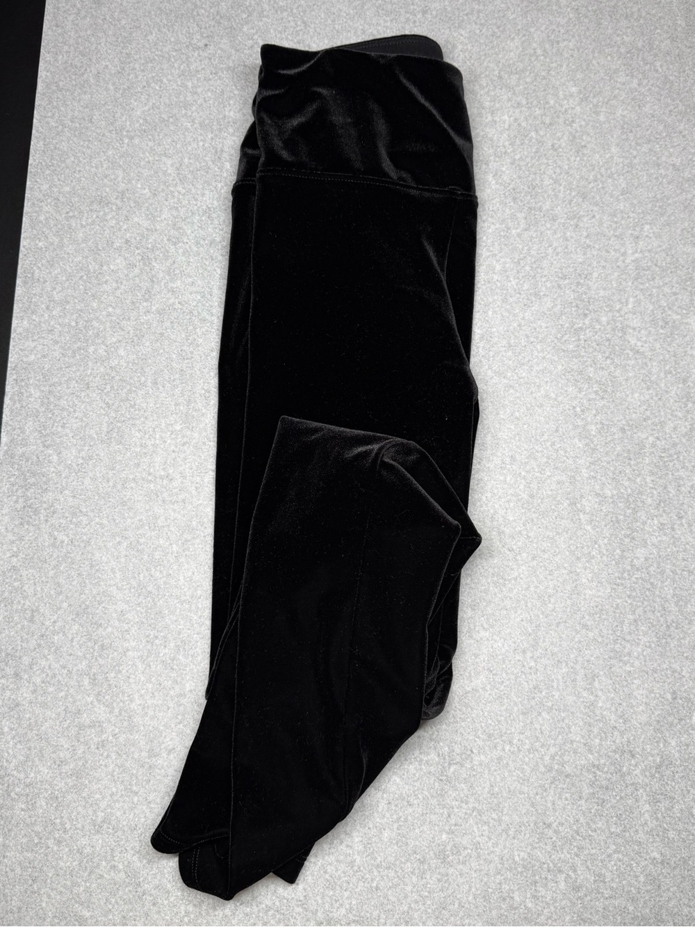 Express Black Velvet Leggings
